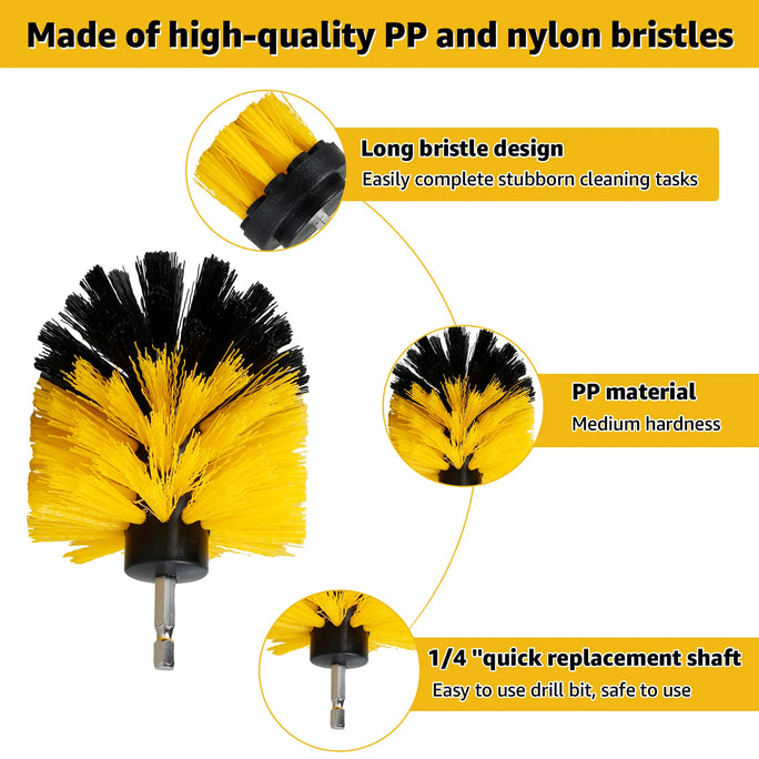 Drill Brush Cleaning Kit - 6-in-1