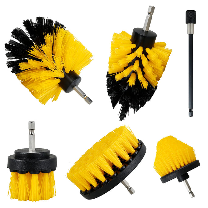 Drill Brush Cleaning Kit - 6-in-1