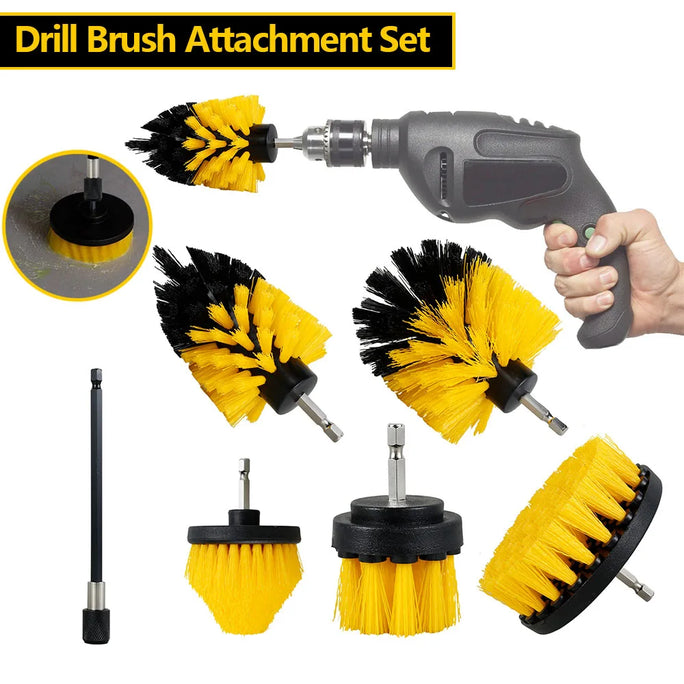 Drill Brush Cleaning Kit - 6-in-1